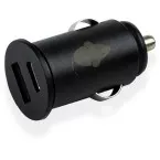 GreenMouse Dual Car Charger 1x USB-A 1x USB-C Black