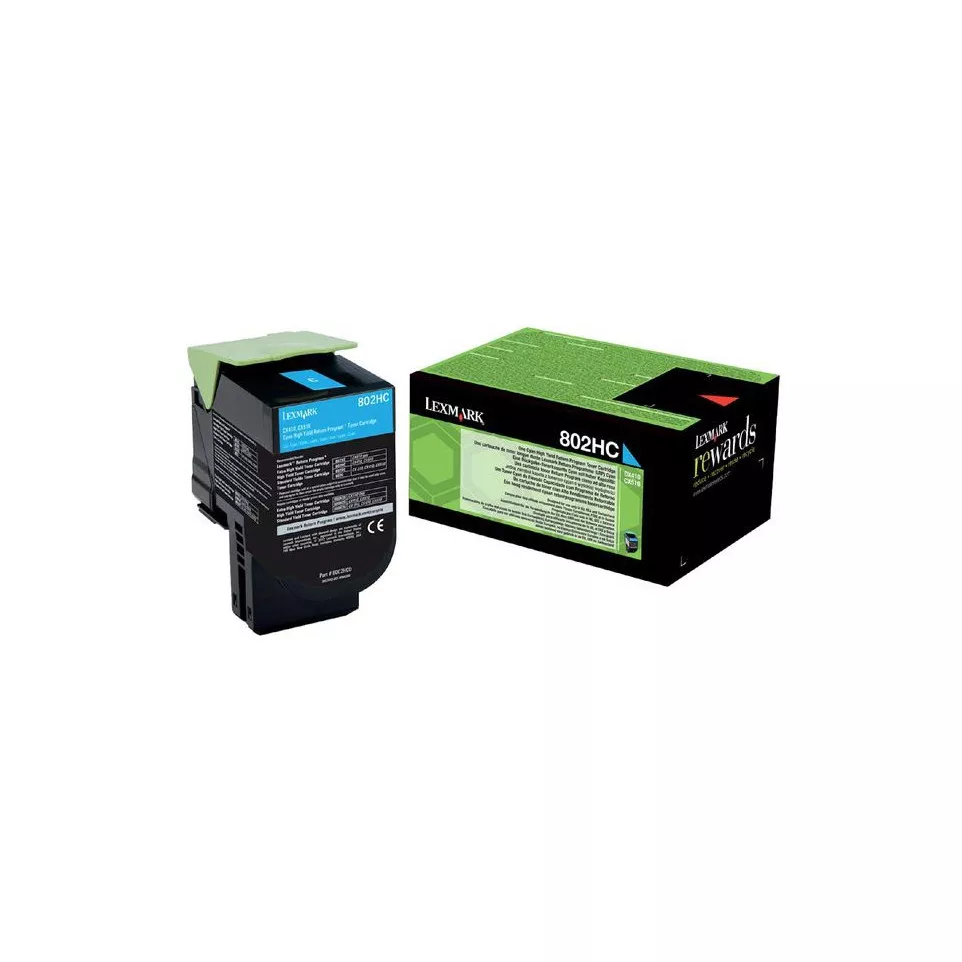 Lexmark 80C2HC0 Cyan Return Program...
