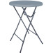 Table debout BT200, gris, diamètre 80 cm