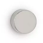 MAUL neodymium schijfmagneet, ft 15 x 10 mm, trekkracht 8 kg, zilver, blister van 4 stuks