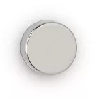 MAUL Neodymium O-Magnet 12x5mm 4kg Set of 4 Light Silver for Whiteboard