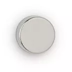 MAUL Aimant O-néodyme, Ø12x3mm, 2,5kg, blist 10pcs, argent clair, pour tableau blanc