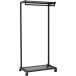 MAUL vestiaire mobile bolero, ft 78 x 166 x 46 cm, max. 46 kg, 20 kg par rail, noir RAL9004