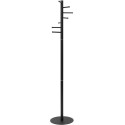 MAUL Porte-manteaux Caurus, hauteur 177 cm, 7 patéres, noir RAL9004