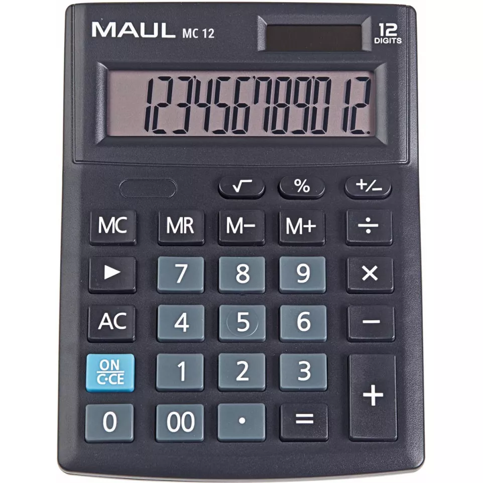 MAUL MC 12 Desktop Calculator Black
