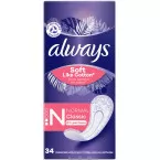 Always Soft Like Cotton Normal Panty Liners, pack of 34