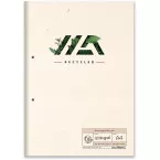 Aurora Shine Bright & Recycled A4 Lined Notepad