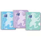 Oxford  bloc de cours School collège, ft A5+, 80 feuilles, ligné, paquet de 3 pièces, assorti