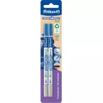 Pelikan Super Pirat Eco effaceur, blister de 2 pièces