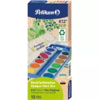 Pelikan boîte de couleurs aquarelle 735/K12 Eco, 12 godets