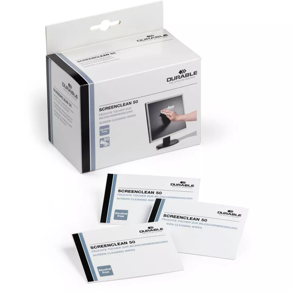 Durable Screenclean lingettes pour...