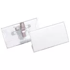 Durable badge avec clip combiné ft 40 x 75 cm, boîte de 25 pièces