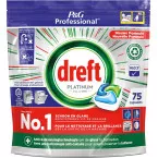 Dreft Platinum Regular vaatwastabletten,  pak van 75 capsules