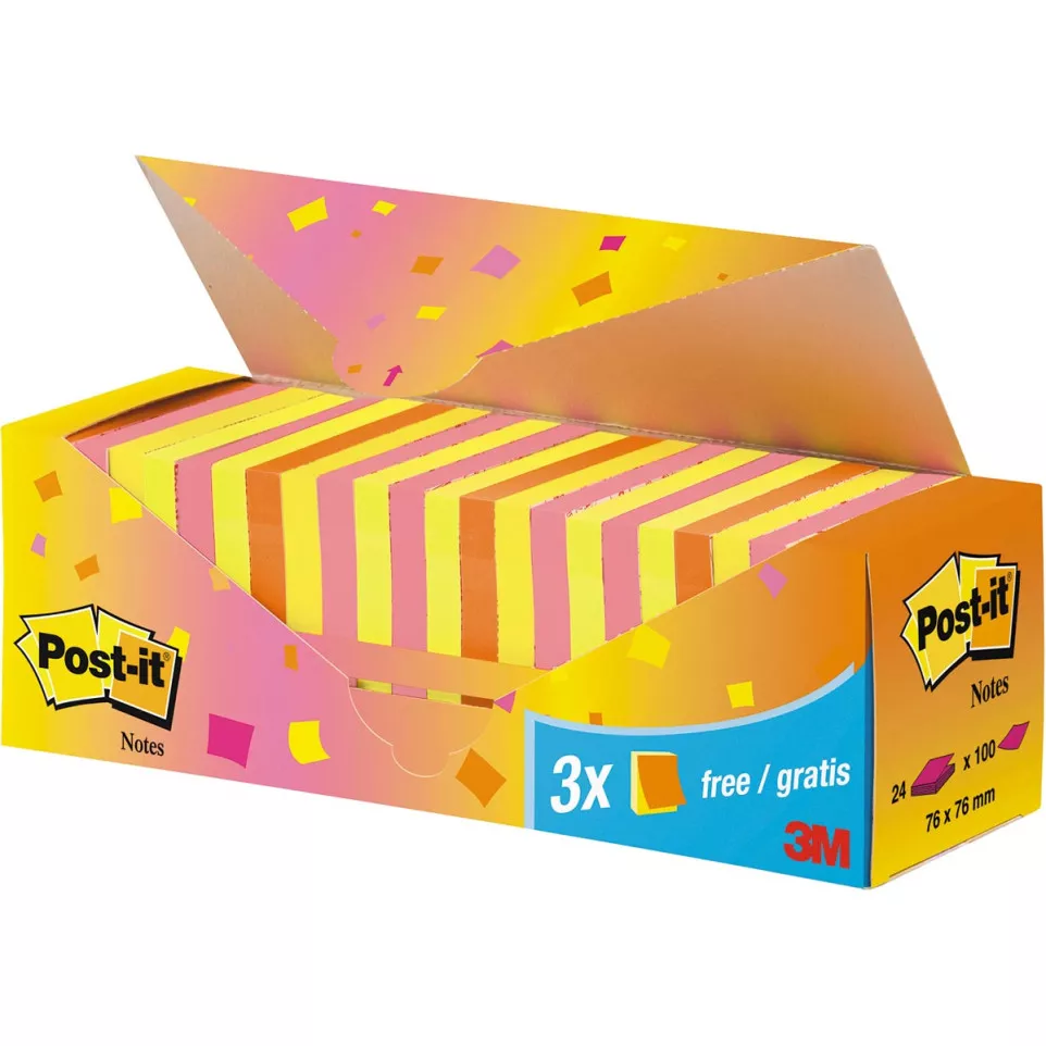 Post-it Gekleurde Notes Voordeelpak