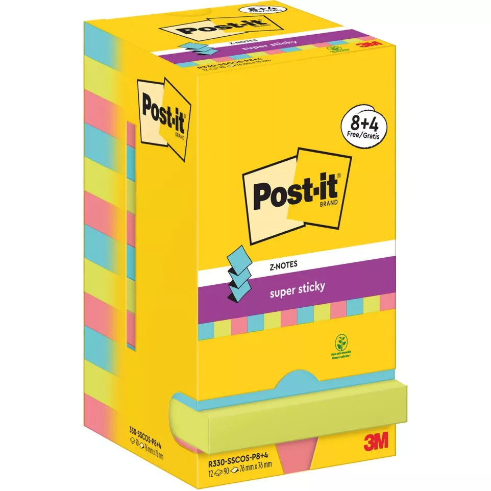 Post-It Super Sticky Z-Notes Cosmic,...