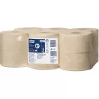 Tork Mini Jumbo Toilet Paper Roll Natural T2 Advanced Pack of 12 Rolls