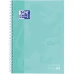 Oxford School Touch Europeanbook spiraalblok, ft A4+, 160 bladzijden, gelijnd, pastel groen