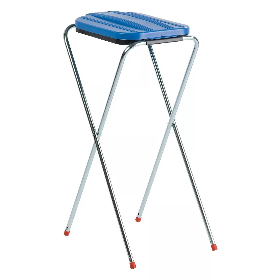 Support de sac Single 130 l, bleu