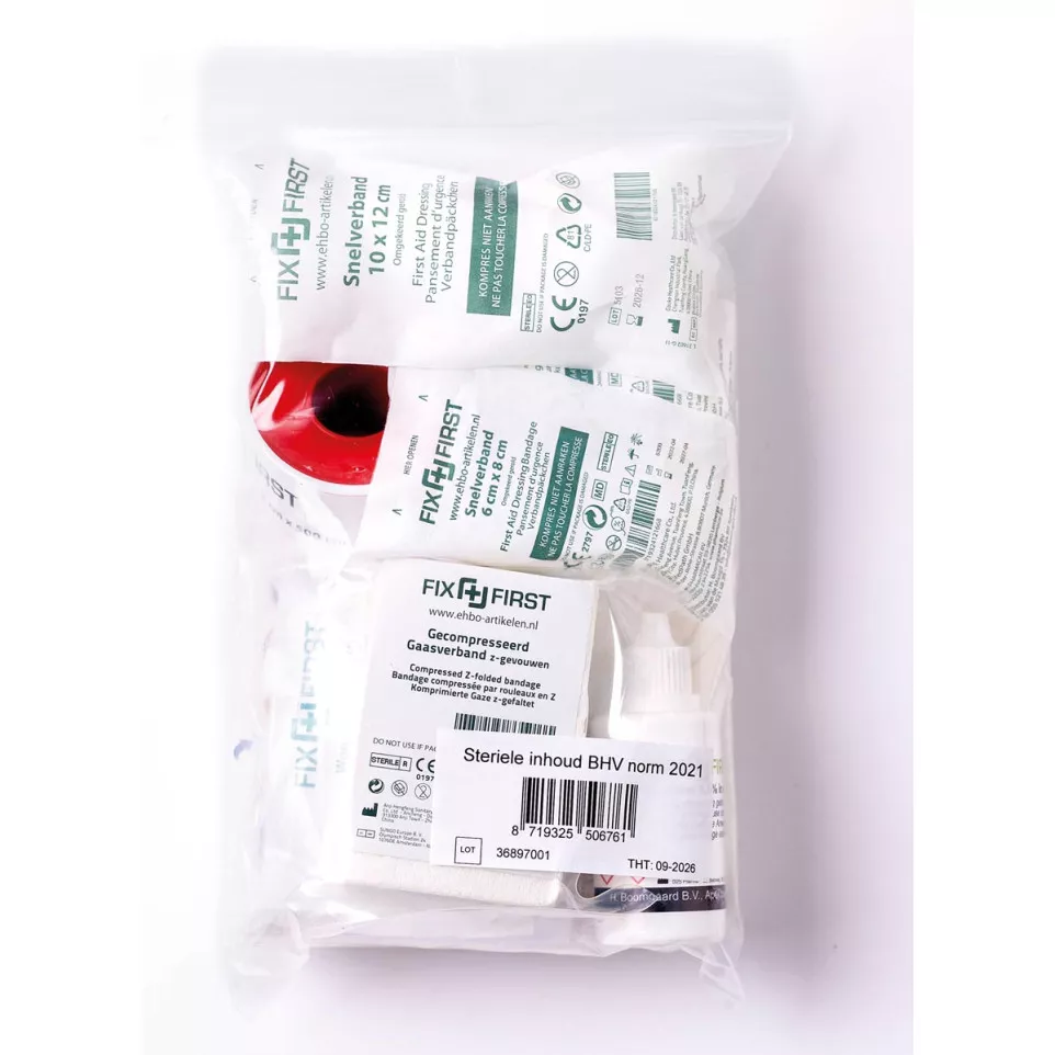 Sterile First Aid Kit Refill, BHV...