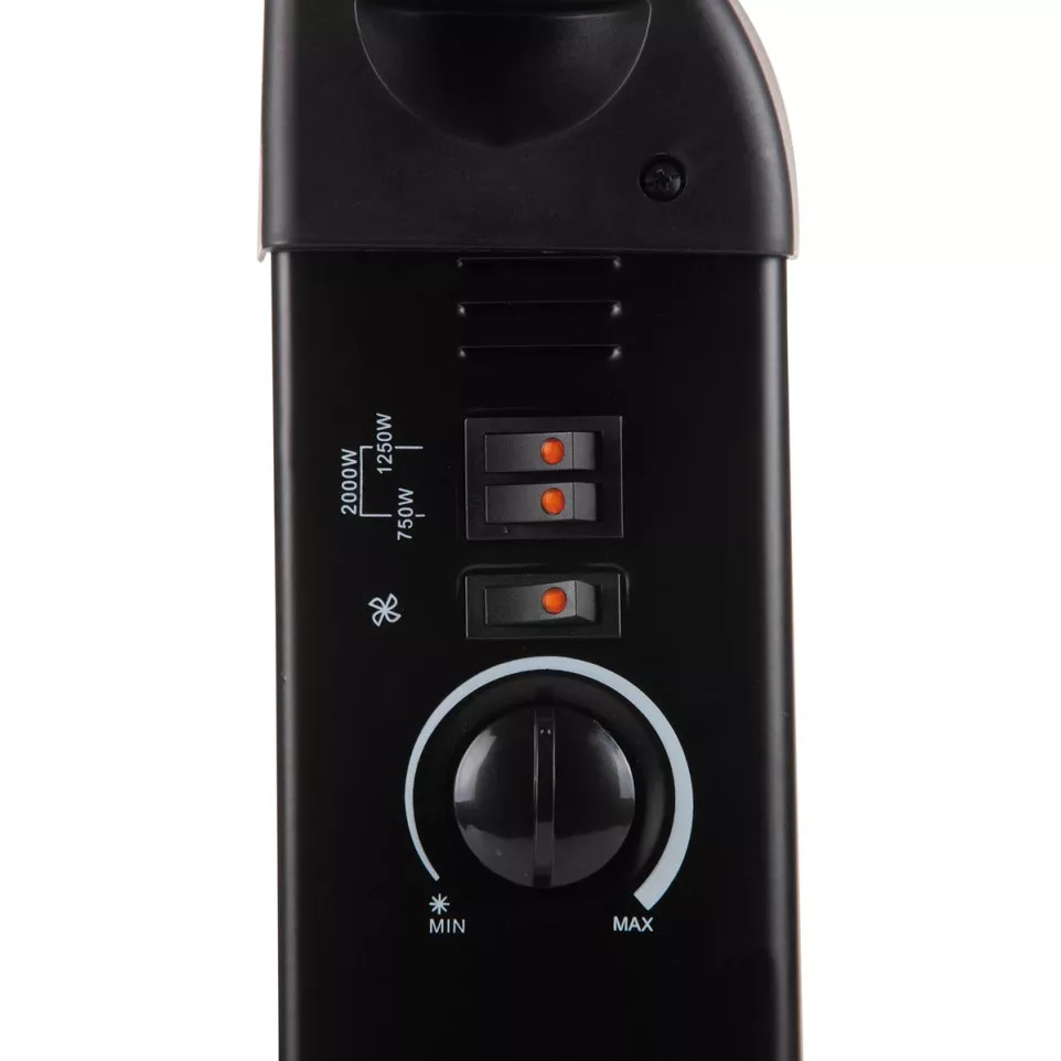 Domo convecteur chauffage Turbo, noir