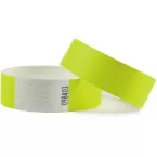 Combicraft bracelets en Tyvek, jaune, paquet de 100 pièces
