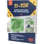 Riem Ti-Tox Self-Adhesive Fly Traps Leaf Pattern 3 Plus 1 Pieces