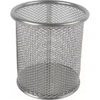 Q-CONNECT Pen Holder Metal Mesh Silver