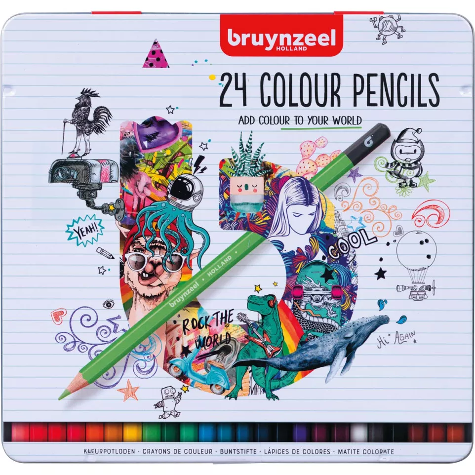 Bruynzeel crayon de couleur, boîte en...