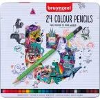 Bruynzeel Colour Pencils Metal Tin Box 24 Pieces