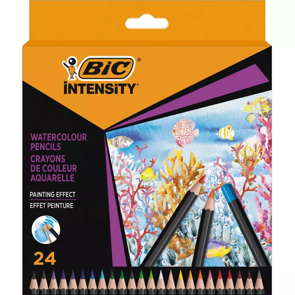 Bic crayon aquarelle Intensity, étui...