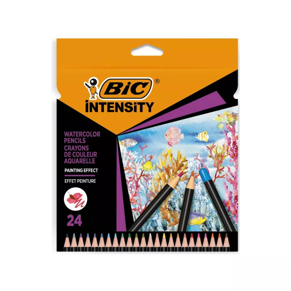 Bic crayon aquarelle Intensity, étui...