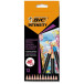 Bic crayon aquarelle Intensity, étui de 12 pièces