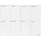 Desq planning magnétique hebdomadaire ft 45 X 60 cm