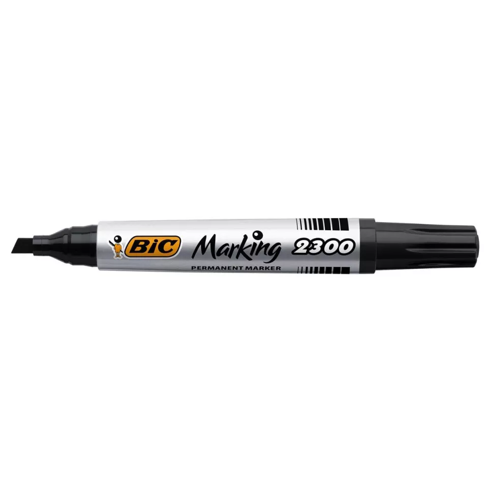 BIC 2300 Permanent Marker Chisel Tip...