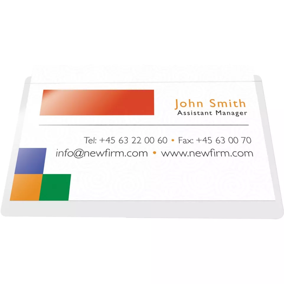 Q-CONNECT badge pocket, autocollante,...