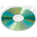 Q-CONNECT self-adhesive CD sleeves polypropylene pack of 100