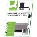 Q-Connect Inkjet Over Head Projector Film A4 Pack of 50 Sheets