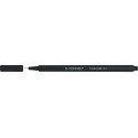 Q-CONNECT fineliner, 0,4 mm, driehoekig, zwart