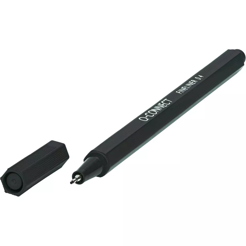 Q-Connect Fine Tip Triangular Black...