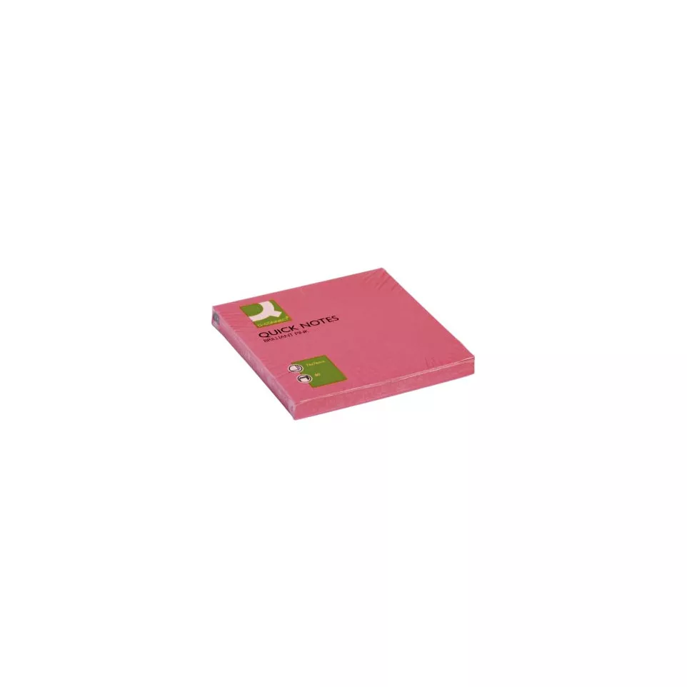 Q-Connect Quick Notes 76 x 76mm Neon...