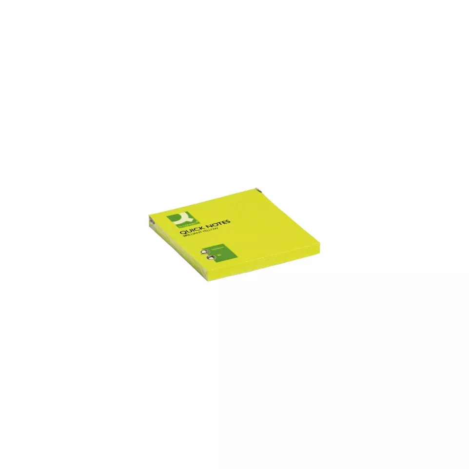 Q-Connect Quick Notes 76 x 76mm Neon...
