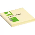 Q-Connect Quick Notes 76 x 76mm Yellow 100 Sheets