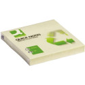 Q-Connect Quick Notes Recycled 76 x 76mm Yellow 100 Sheets