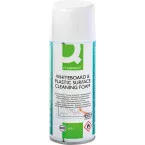 Q-CONNECT nettoyant en mousse, pour tableaux blancs, 400 ml