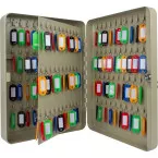 Q-CONNECT key cabinet for 140 keys grey