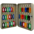 Q-CONNECT Key Cabinet for 36 Keys Grey