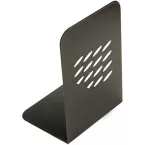 Q-CONNECT Metal Bookends Set of 2 Black