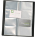 Q-CONNECT visitekaartenmap, Ft 11 x 26 cm, voor 96 kaarten, zwart