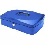 Q-CONNECT geldkoffer, 325 x 235 x 85 mm, blauw