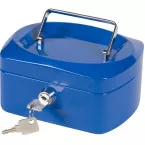 Q-Connect Cash Box 155 x 120 x 75 mm Blue